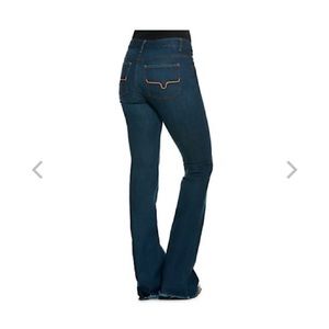 Women's Flare & Wide Leg Jeans - Dark Blue